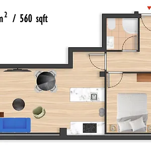  Hébergement de vacances One Bedroom - Tower Bridge - City By Prime M-12